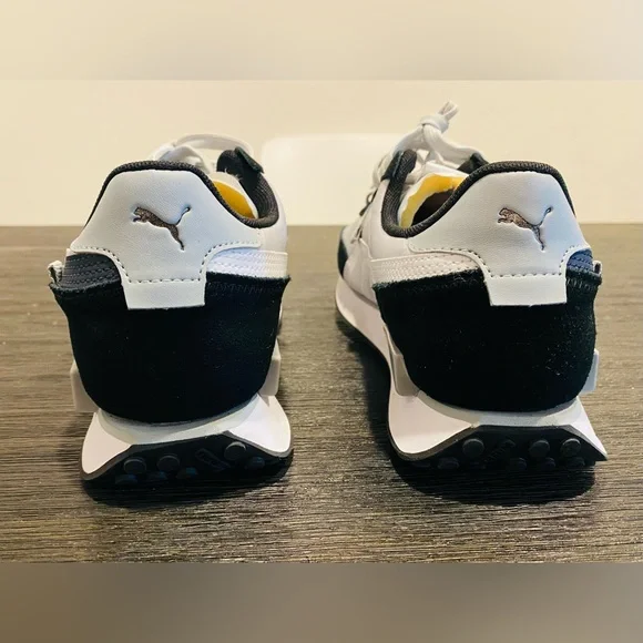 Puma Men's Black and White Sneakers - Picture 10 of 10